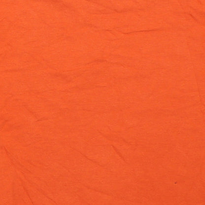 Primark Boys Orange   Basic T-Shirt Size 5-6 Years