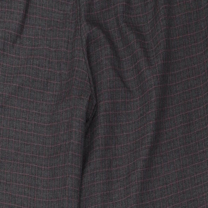 BM Womens Grey   Cropped Trousers Size 18 L24.5 in