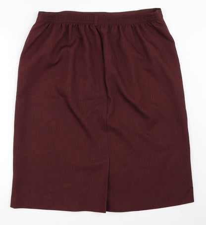 Berkertex Womens Red   Straight & Pencil Skirt Size 36 in