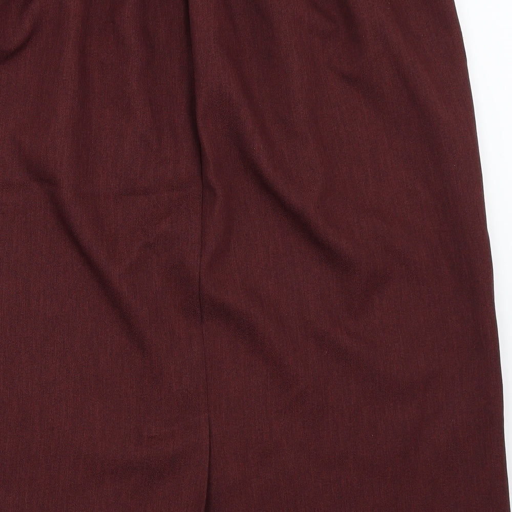 Berkertex Womens Red   Straight & Pencil Skirt Size 36 in