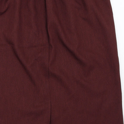 Berkertex Womens Red   Straight & Pencil Skirt Size 36 in