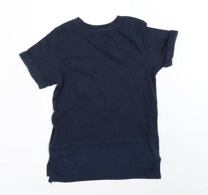 Nutmeg Boys Blue   Basic T-Shirt Size 5-6 Years