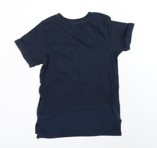Nutmeg Boys Blue   Basic T-Shirt Size 5-6 Years