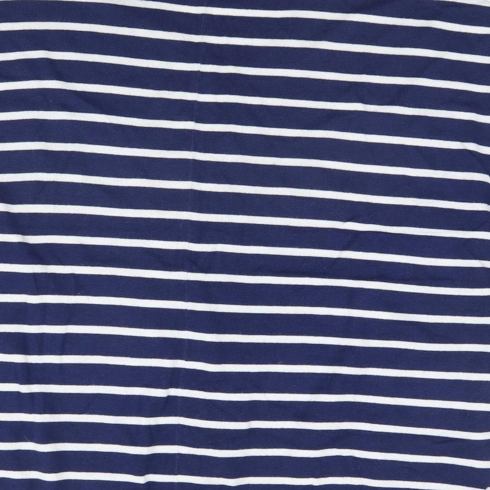 George Womens Blue Striped  Pullover Jumper Size S
