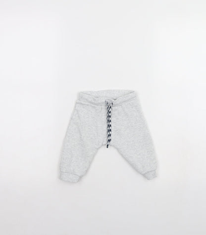 F&F Baby Grey   Jogger Trousers Size 6-9 Months