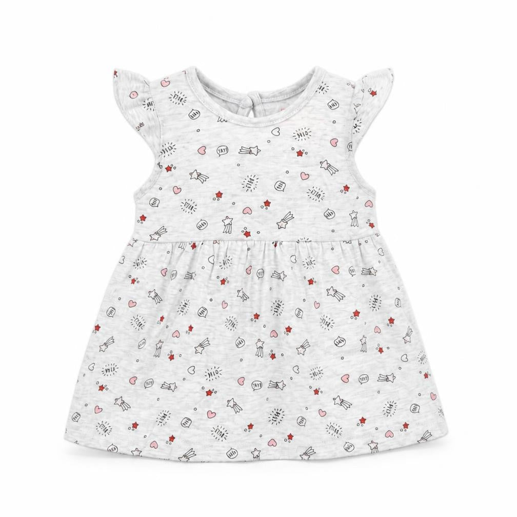 Primark Girls Grey Spotted  Fit & Flare  Size 3-6 Months