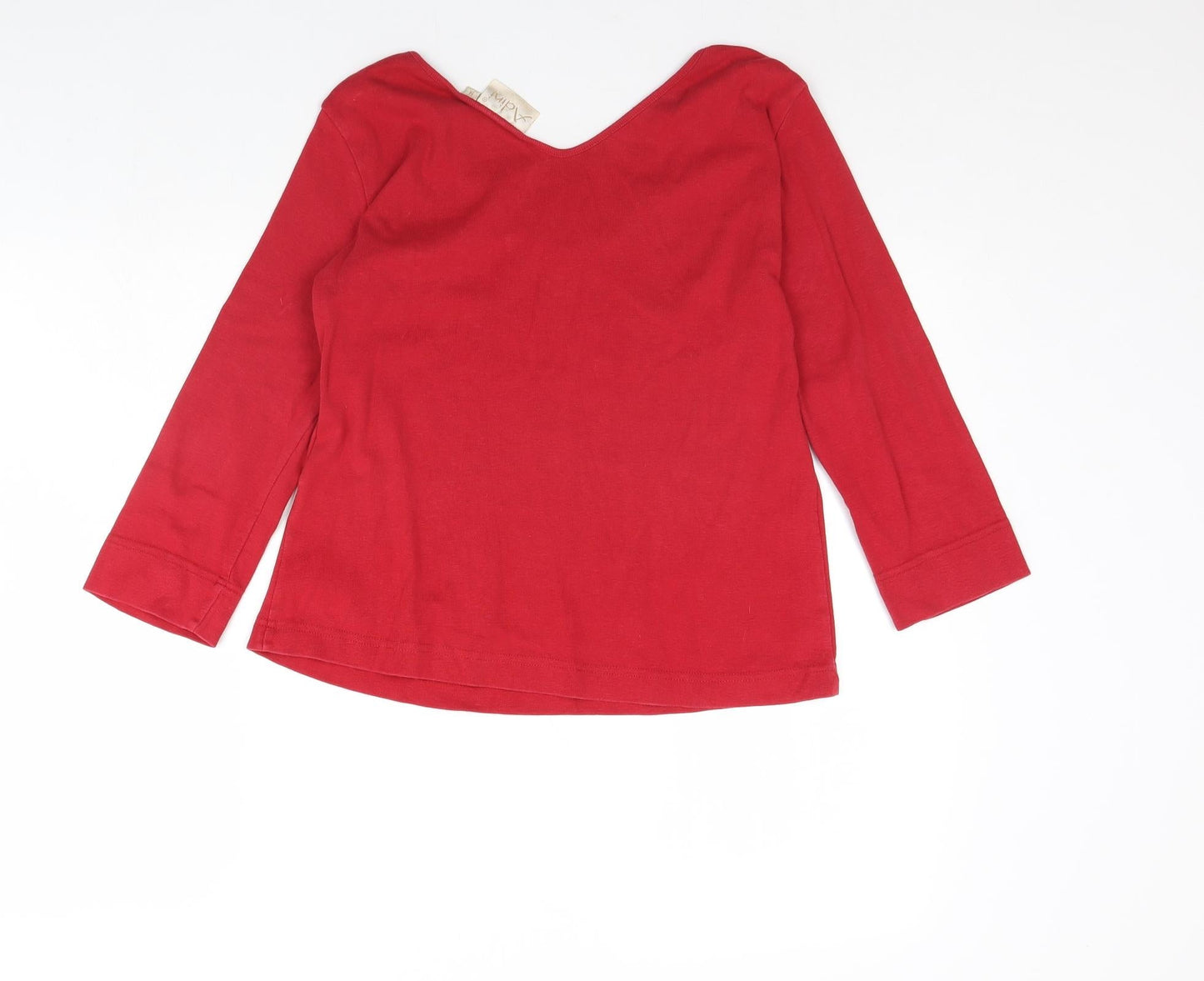 Womens UK Size M Adini Red Basic Blouse