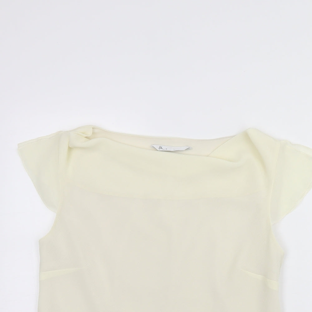 Womens UK Size 14 BHS Ivory Basic Blouse