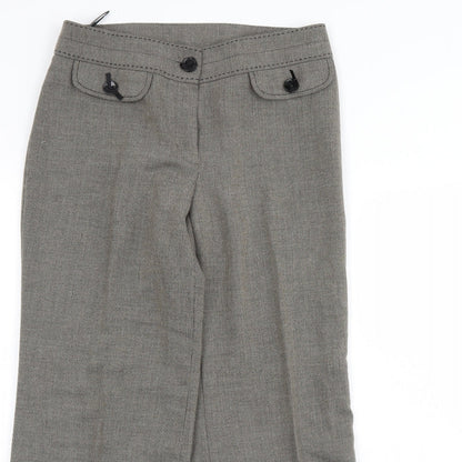 m&s Womens Brown   Dress Pants Trousers Size 10 L28 in
