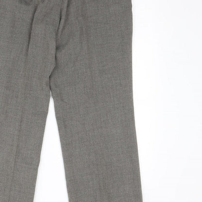 m&s Womens Brown   Dress Pants Trousers Size 10 L28 in