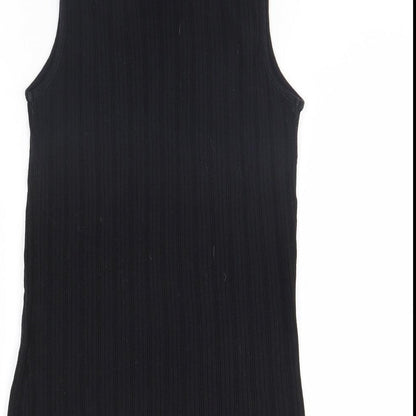 Womens UK Size 14 BHS Black Basic Tank