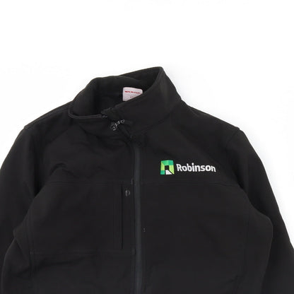 Mens UK Size S Result Black Jacket