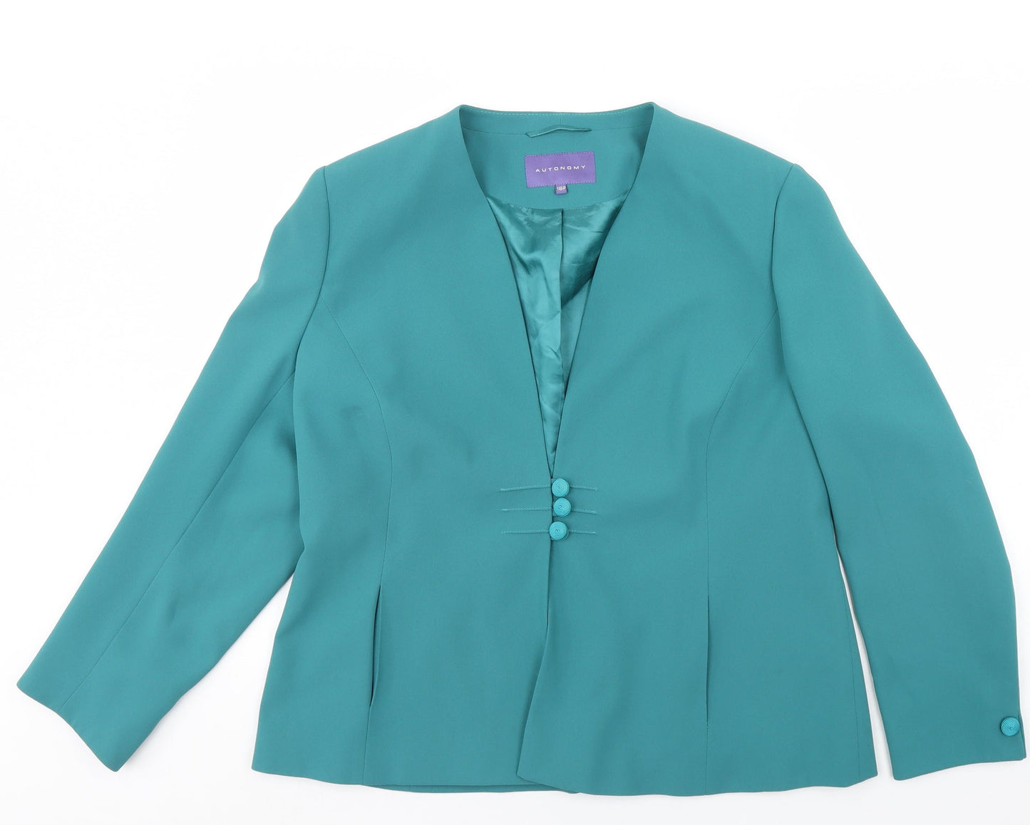 Autonomy Womens Green   Jacket  Size 18  - Shoulder Pads