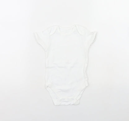 George Baby White   Babygrow One-Piece Size 12 Months