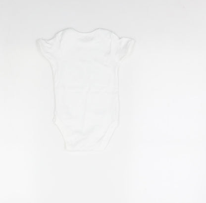 George Baby White   Babygrow One-Piece Size 12 Months