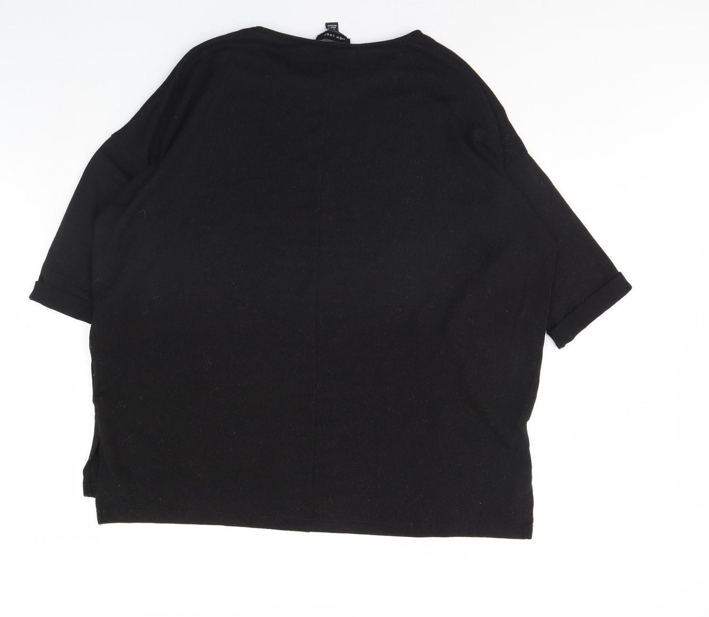 Womens UK Size M New Look Black Pullover Jumper