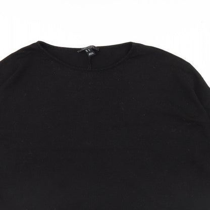 Womens UK Size M New Look Black Pullover Jumper