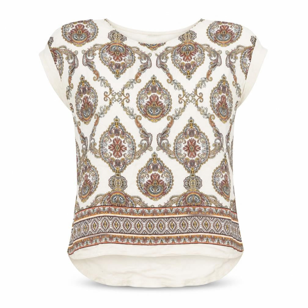 Womens UK Size 14 F&F Beige Basic Blouse