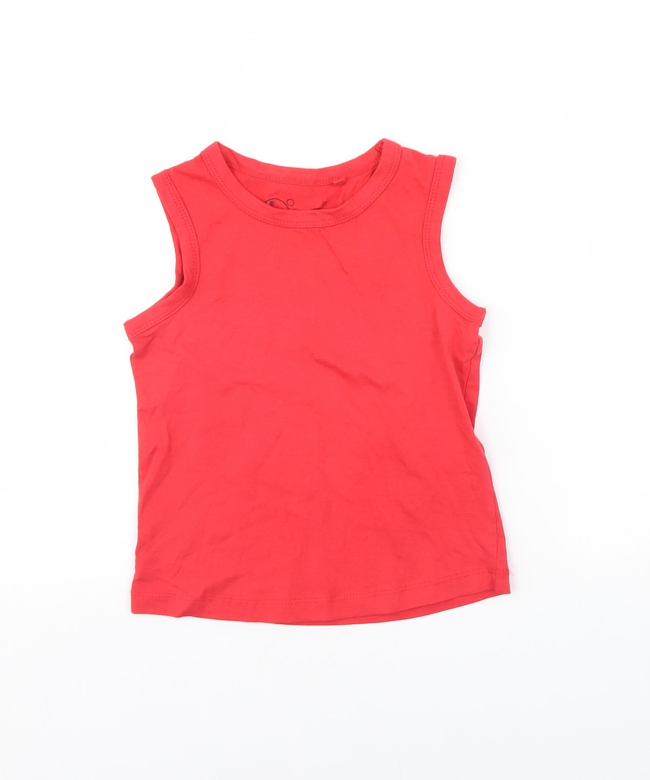 Hullabaloo Boys Red   Basic Tank Size 3 Years