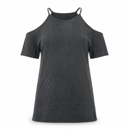 Womens UK Size S Zara Grey Basic Blouse