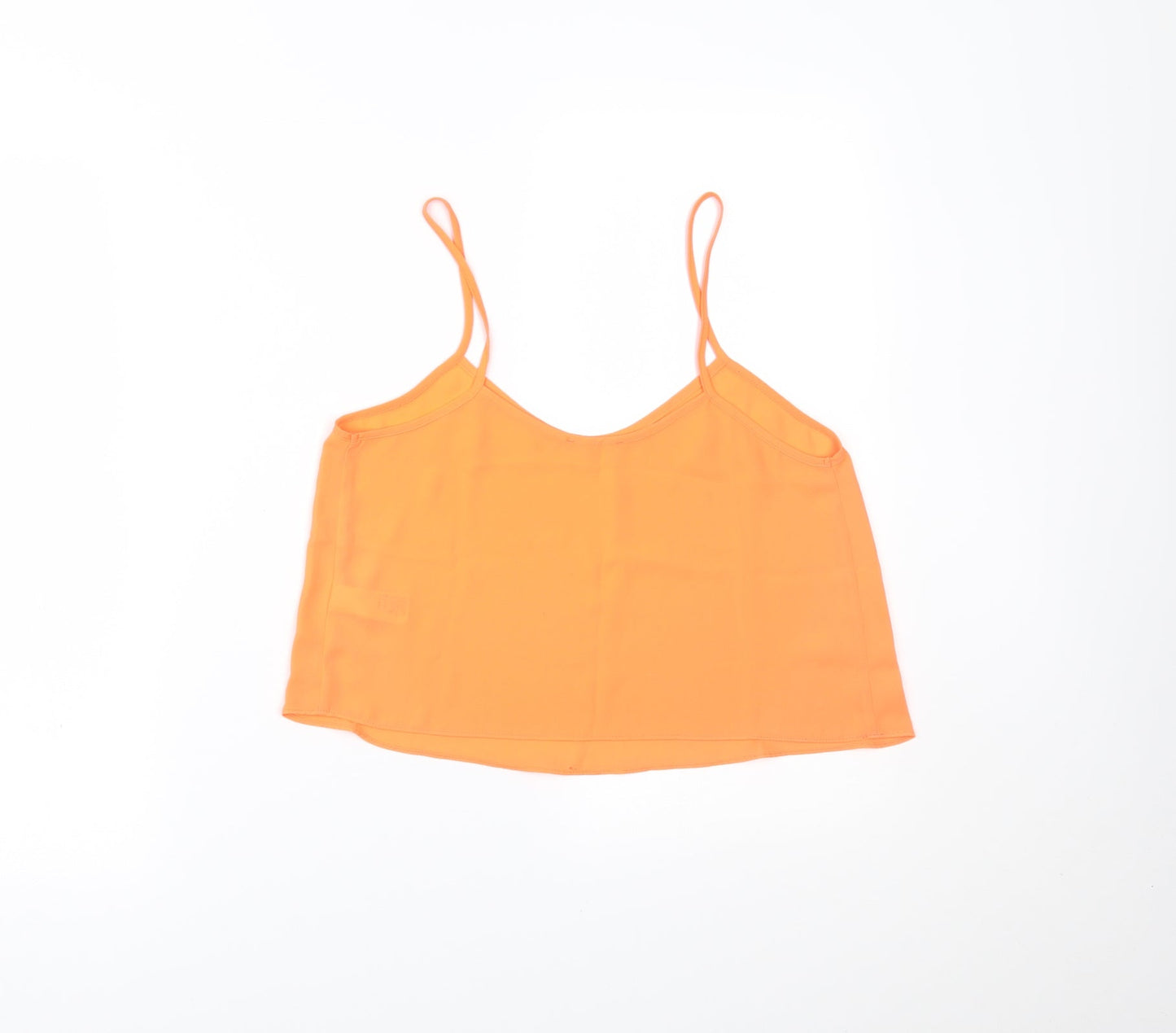 Topshop Womens Orange   Cropped Tank Size 8
