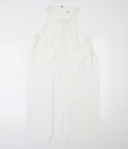 Womens UK Size 6 River Island White Basic Tank