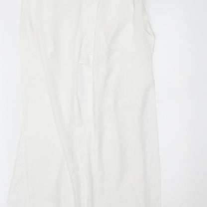 Womens UK Size 6 River Island White Basic Tank