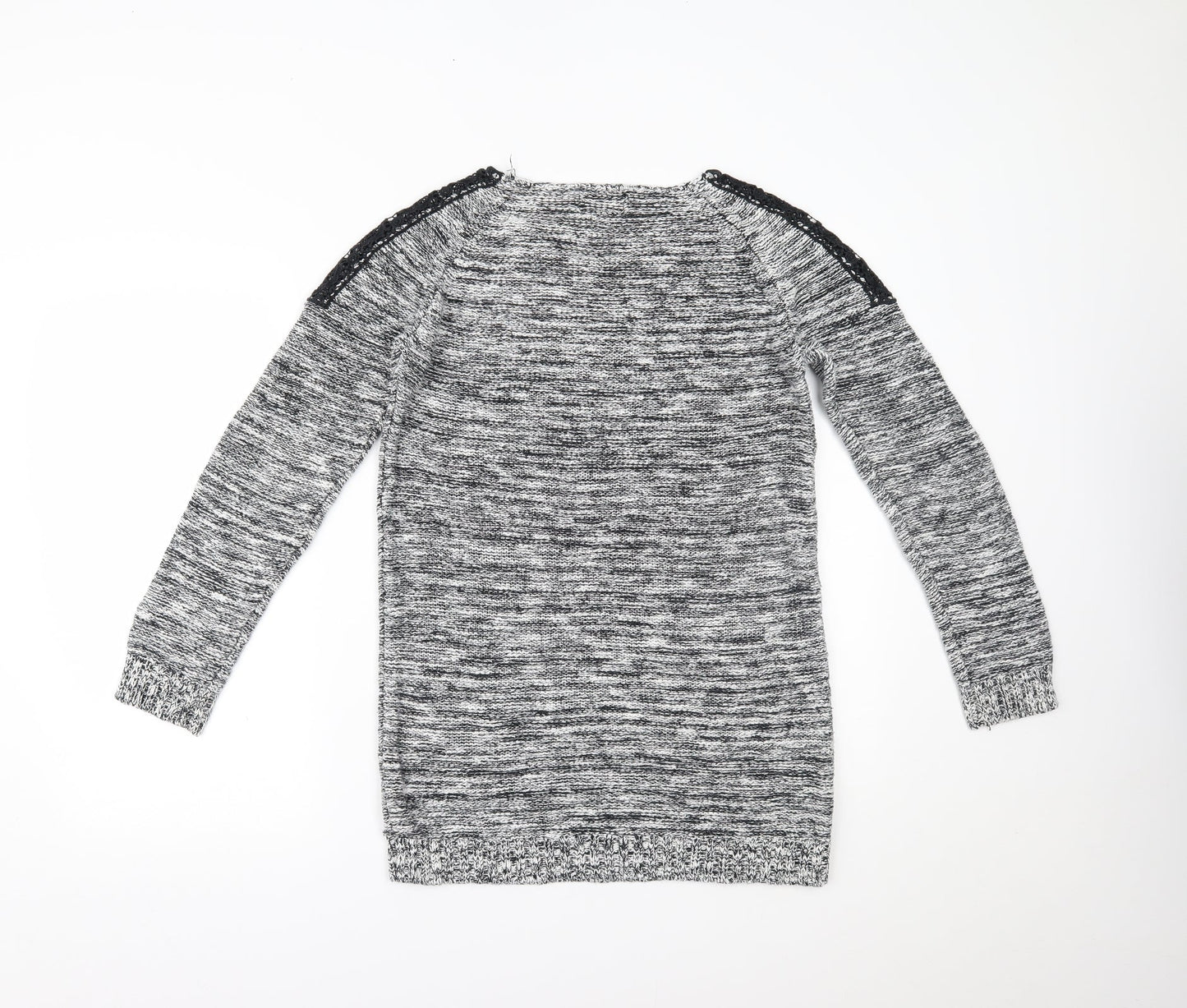 Womens UK Size 10 Papaya Grey Pullover Jumper
