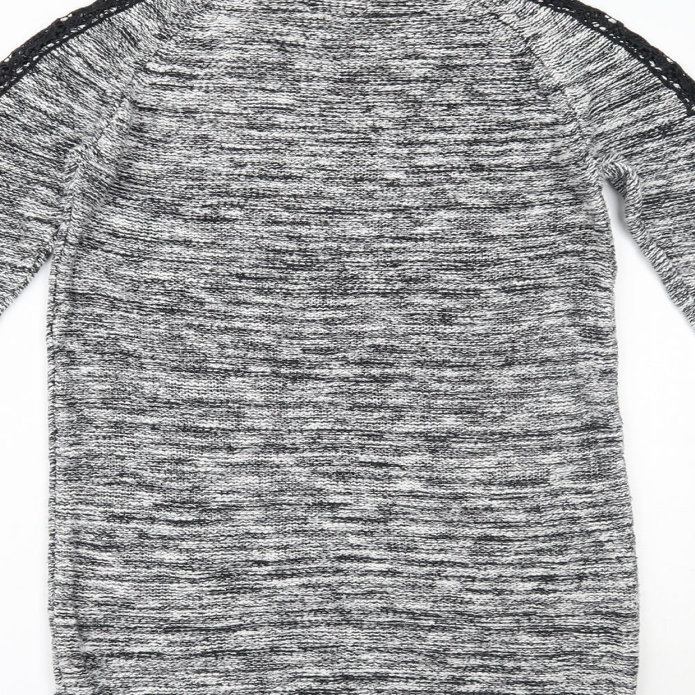 Womens UK Size 10 Papaya Grey Pullover Jumper