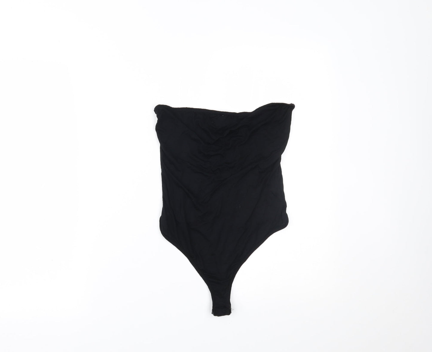 PRETTYLITTLETHING Womens Black   Bodysuit One-Piece Size 10