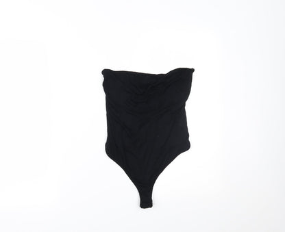 PRETTYLITTLETHING Womens Black   Bodysuit One-Piece Size 10