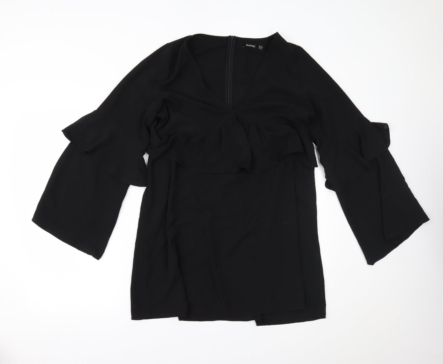 Boohoo Womens Black   Fit & Flare  Size 10