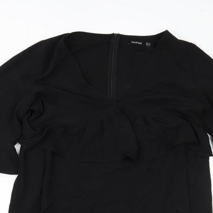 Boohoo Womens Black   Fit & Flare  Size 10