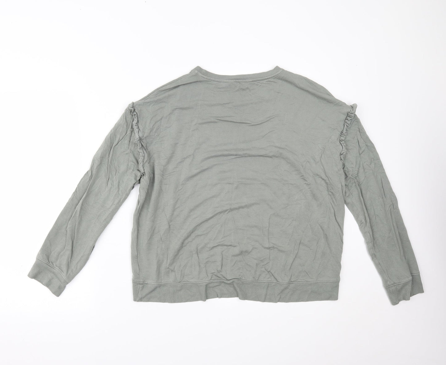 Nutmeg Womens Green   Basic Blouse Size 14