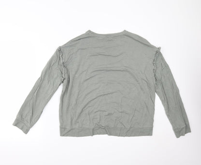 Nutmeg Womens Green   Basic Blouse Size 14