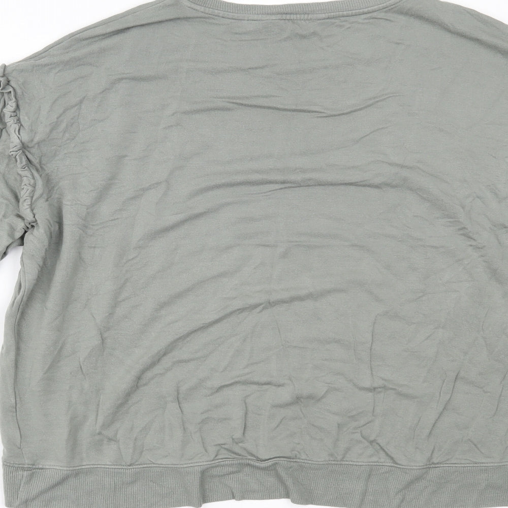 Nutmeg Womens Green   Basic Blouse Size 14