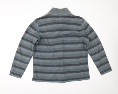 Marks and Spencer Mens Blue Striped  Pullover Jumper Size XL