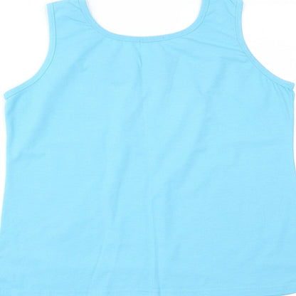 Mundo Mix Womens Blue   Basic Tank Size L