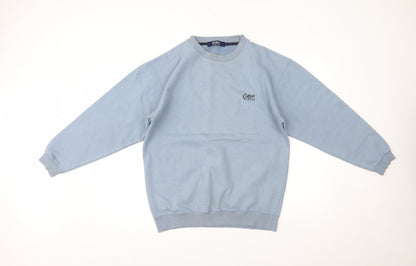 Womens UK Size S Cotton Traders Blue Pullover Jumper