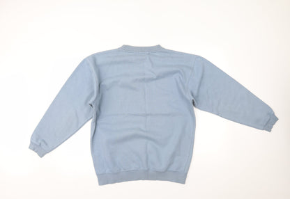 Womens UK Size S Cotton Traders Blue Pullover Jumper