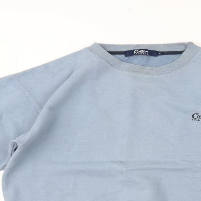 Womens UK Size S Cotton Traders Blue Pullover Jumper