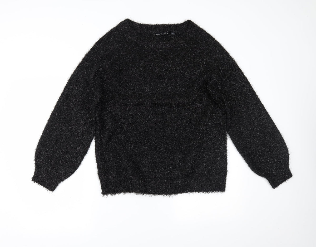 Womens UK Size M Dorothy Perkins Black Pullover Jumper