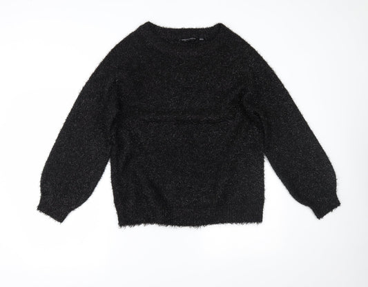 Womens UK Size M Dorothy Perkins Black Pullover Jumper