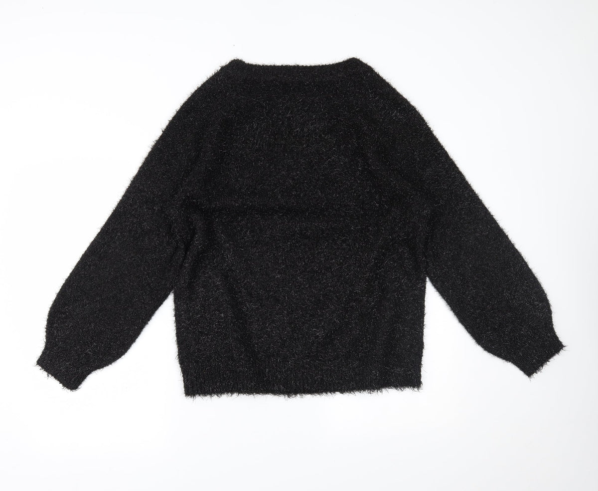 Womens UK Size M Dorothy Perkins Black Pullover Jumper