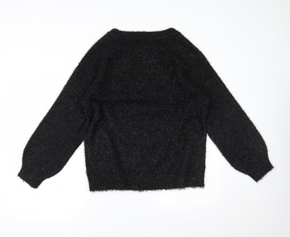 Womens UK Size M Dorothy Perkins Black Pullover Jumper
