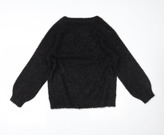 Womens UK Size M Dorothy Perkins Black Pullover Jumper