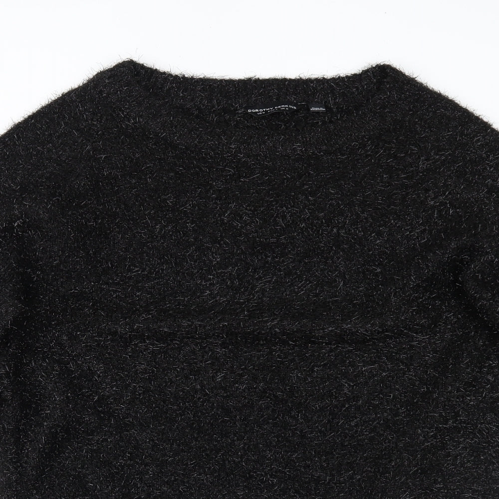 Womens UK Size M Dorothy Perkins Black Pullover Jumper