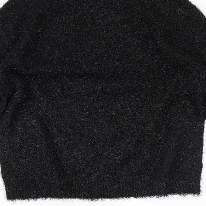 Womens UK Size M Dorothy Perkins Black Pullover Jumper