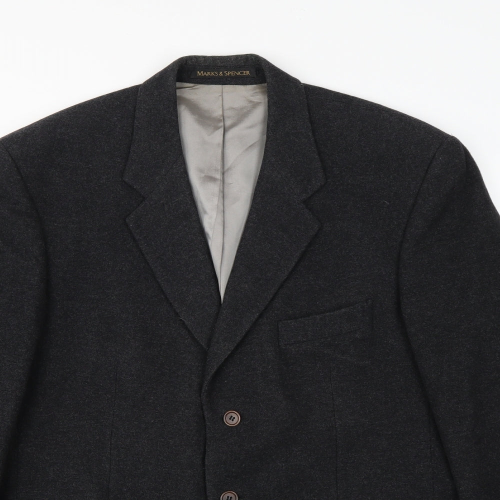 Mens UK Size M Marks and Spencer Regular Grey Suit Jacket