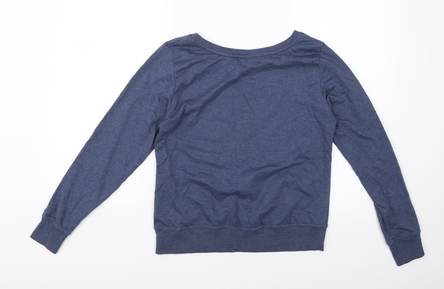 Peacocks Mens Blue Geometric  Pullover Jumper Size S  - Christmas